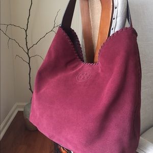 Tory Burch Suede Shoulder Bag
